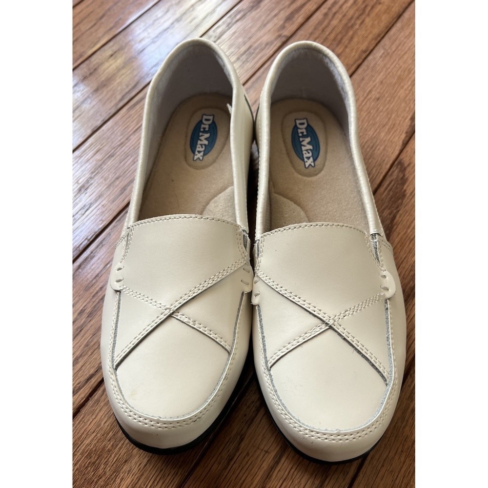 Dr. Max Comfort Support Ivory Women's Slip On Shoes Sz 9 - Picture 2 of 5
